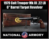 1979 Colt Trooper Mk III .22 LR 6