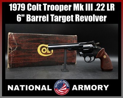 1979 Colt Trooper Mk III .22 LR 6