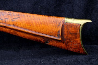 19th Century Bartley Coalman Percussion Rifle .36 Cal Black Powder 37.5