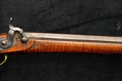19th Century Bartley Coalman Percussion Rifle .36 Cal Black Powder 37.5