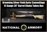 Browning Silver Field Auric Camo 12 GA Shotgun 28