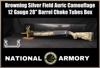 Browning Silver Field Auric Camo 12 GA Shotgun 28