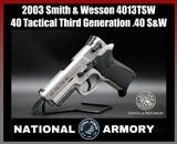 2003 Smith & Wesson 4013TSW 40 Tactical Third Generation .40 S&W TSW Rail - Image 1 of 25