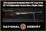 2014 Browning Citori 725 Trap 12 GA 30