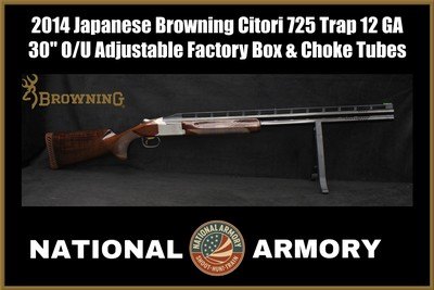 2014 Browning Citori 725 Trap 12 GA 30