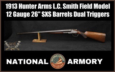 1913 Hunter Arms L.C. Smith 12 GA 26
