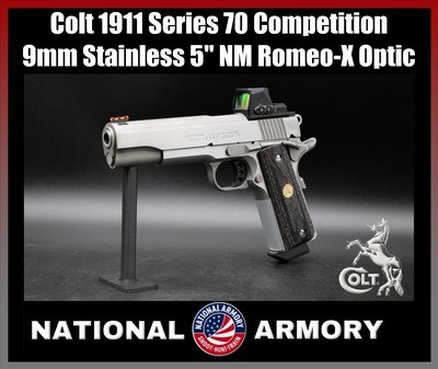 Colt 1911 Series 70 Competition 9mm Stainless 5