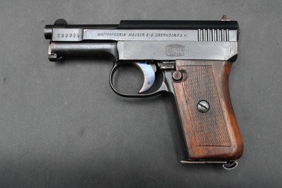 1913 Mauser Model 1910/14 Transitional .25 ACP Pocket Pistol Crown/U C&R - Image 6 of 22