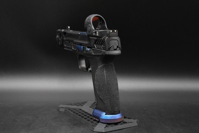 Smith & Wesson 2024 Spec Series V Performance Center M&P9 Metal 9mm Blue TiN Spiral NM Barrel & Comp Trijicon SRO 2.5 MOA - Image 16 of 25