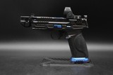 Smith & Wesson 2024 Spec Series V Performance Center M&P9 Metal 9mm Blue TiN Spiral NM Barrel & Comp Trijicon SRO 2.5 MOA - Image 15 of 25