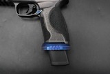 Smith & Wesson 2024 Spec Series V Performance Center M&P9 Metal 9mm Blue TiN Spiral NM Barrel & Comp Trijicon SRO 2.5 MOA - Image 4 of 25