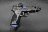 Smith & Wesson 2024 Spec Series V Performance Center M&P9 Metal 9mm Blue TiN Spiral NM Barrel & Comp Trijicon SRO 2.5 MOA - Image 8 of 25