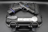 Smith & Wesson 2024 Spec Series V Performance Center M&P9 Metal 9mm Blue TiN Spiral NM Barrel & Comp Trijicon SRO 2.5 MOA - Image 2 of 25