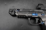 Smith & Wesson 2024 Spec Series V Performance Center M&P9 Metal 9mm Blue TiN Spiral NM Barrel & Comp Trijicon SRO 2.5 MOA - Image 6 of 25