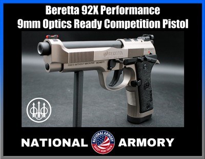 Beretta 92X Performance 9mm 4.9