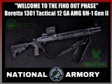 Beretta 1301 Tactical Professional Build 12GA Mesa Tactical ProTac Midwest Industries Vortex AMG UH-1 Gen II Optic - Image 1 of 25