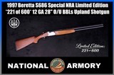 *221 of 600* 1997 Beretta S686 Special NRA Limited Edition 12 GA 28