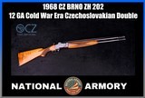 1968 CZ BRNO ZH 202 12 GA 26