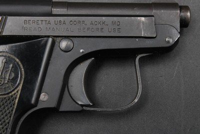 1990 Beretta 950 BS Jetfire .25 ACP Vintage Pocket Pistol w/ Factory Box - Image 7 of 22