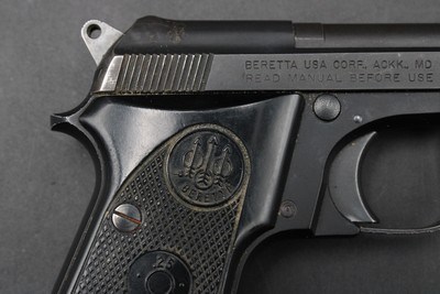 1990 Beretta 950 BS Jetfire .25 ACP Vintage Pocket Pistol w/ Factory Box - Image 6 of 22