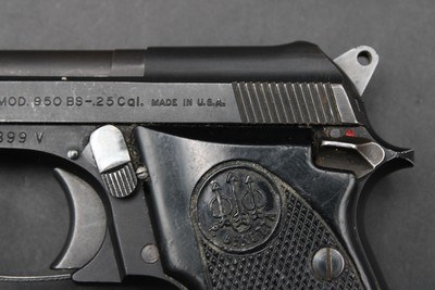 1990 Beretta 950 BS Jetfire .25 ACP Vintage Pocket Pistol w/ Factory Box - Image 10 of 22
