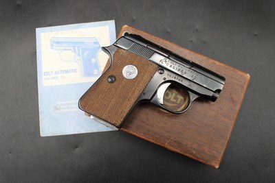1971 Colt Automatic Pocket Pistol .25 ACP Original Box Manual 1908 C&R - Image 2 of 24