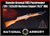 1988 Jianshe Arsenal /26\ SKS Paratrooper 7.62x39 Norinco Import 16.5