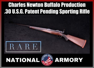 Newton Arms Charles Newton Buffalo NY Production .30 U.S.G. Sporting Rifle 1914-1918 MFG *ULTRA RARE* - Image 1 of 25