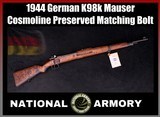 1944 German K98k Mauser 8MM Karabiner Cosmoline Preserved Matching Bolt - Image 1 of 25