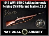 1945 WWII USMC H&R Leatherneck Reising Model 65 M1 Garand Trainer .22 LR 24