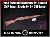 1943 Springfield Armory M1 Garand .30-06 CMP Expert Grade 0+ 0+ CBI Barrel - Image 1 of 25