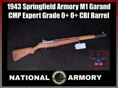 1943 Springfield Armory M1 Garand .30-06 CMP Expert Grade 0+ 0+ CBI Barrel - Image 1 of 25