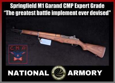 1945 Springfield Armory M1 Garand CMP Expert Grade Muzzle 0+ Throat 0+ New CBI Barrel - Image 1 of 25