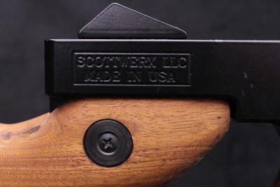 Gangster Style Scottwerx Thompson Conversion Ruger 10/22 Carbine .22 LR - Image 14 of 25