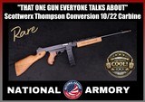 Gangster Style Scottwerx Thompson Conversion Ruger 10/22 Carbine .22 LR - Image 1 of 25