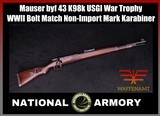 Mauser byf 43 K98k WWII German Wehrmacht Karabiner 8MM USGI War Trophy Matching Bolt Non-Import Marked - Image 1 of 25