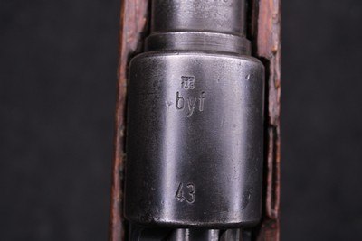 Mauser byf 43 K98k WWII German Wehrmacht Karabiner 8MM USGI War Trophy Matching Bolt Non-Import Marked - Image 12 of 25