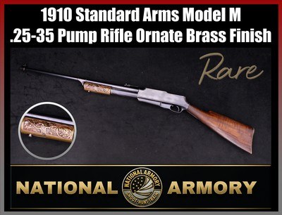 1910 Standard Arms Model M .25-35 Pump Rifle Low Serial 2164 Pre-WWI *RARE* - Image 1 of 25