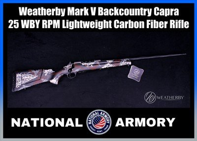 Weatherby Mark V Backcountry Capra 25 WBY RPM 21 - Image 1 of 25