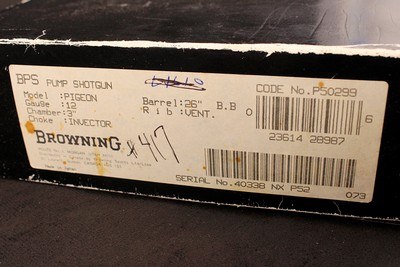 1998 Browning BPS Pigeon Grade 12 GA 26