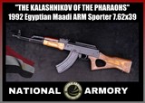 1992 Egyptian Maadi ARM Sporter ACC/Intrac 7.62x39 AKM Rifle 16.30