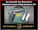 Nighthawk Custom GRP Government Model .45 ACP Custom 1911 CT Lasergrips 3 Mags - Image 1 of 25