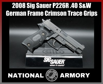 2008 Sig Sauer P226R German Frame .40 S&W 4.4