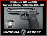 1995 Beretta 92FS America's Defender Limited Edition Inox M9 NEW OLD STOCK - Image 1 of 25