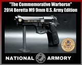 2014 Beretta M9 U.S. Army Commemorative 9mm 92FS INOX Army Hard Case - Image 1 of 22