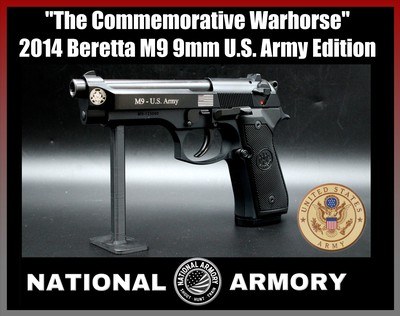 2014 Beretta M9 U.S. Army Commemorative 9mm 92FS INOX Army Hard Case - Image 1 of 22