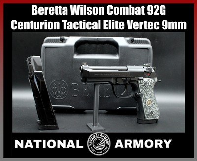 Beretta Wilson Combat 92G Centurion Tactical Elite Vertec 9mm - Image 1 of 25