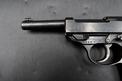 1945 German WWII Walther P.38 ac 45 Military Sidearm WaA359 w/ jvd Magazine - Image 5 of 25