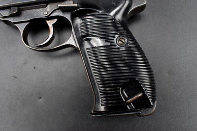 1945 German WWII Walther P.38 ac 45 Military Sidearm WaA359 w/ jvd Magazine - Image 3 of 25