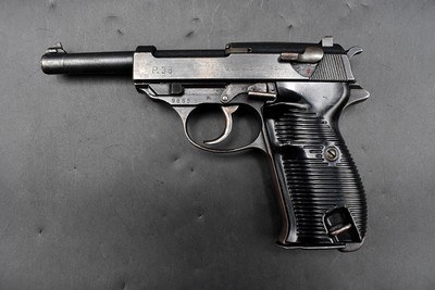1945 German WWII Walther P.38 ac 45 Military Sidearm WaA359 w/ jvd Magazine - Image 2 of 25